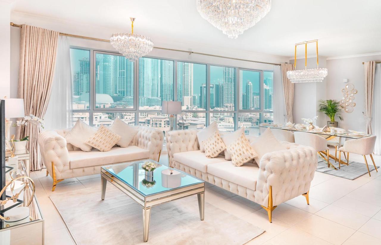 Elite Royal Apartment - Full Burj Khalifa & Fountain View - Emperor Дубай Екстер'єр фото